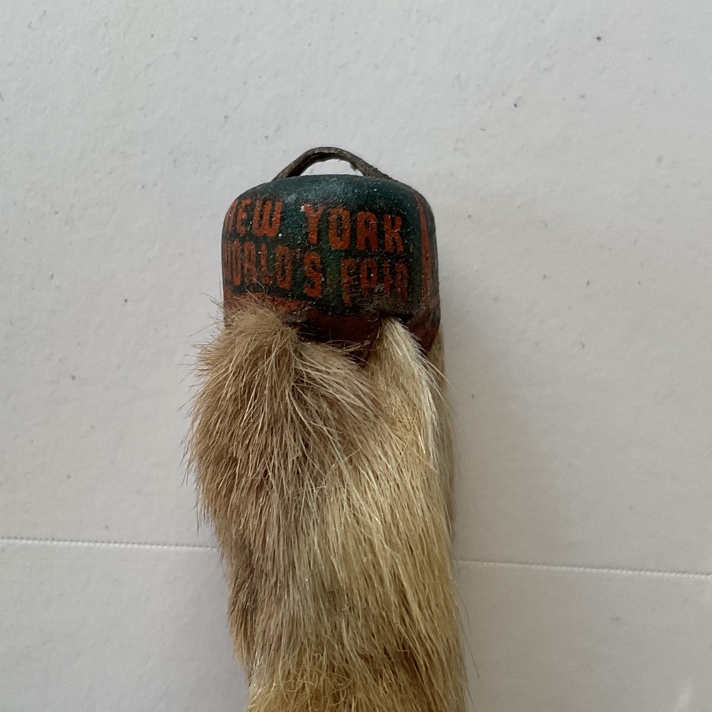 Vintage 1939 New York World’s Fair rabbit foot souvenir